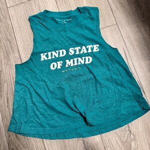 Spiritual Gangster- crop tank - size small